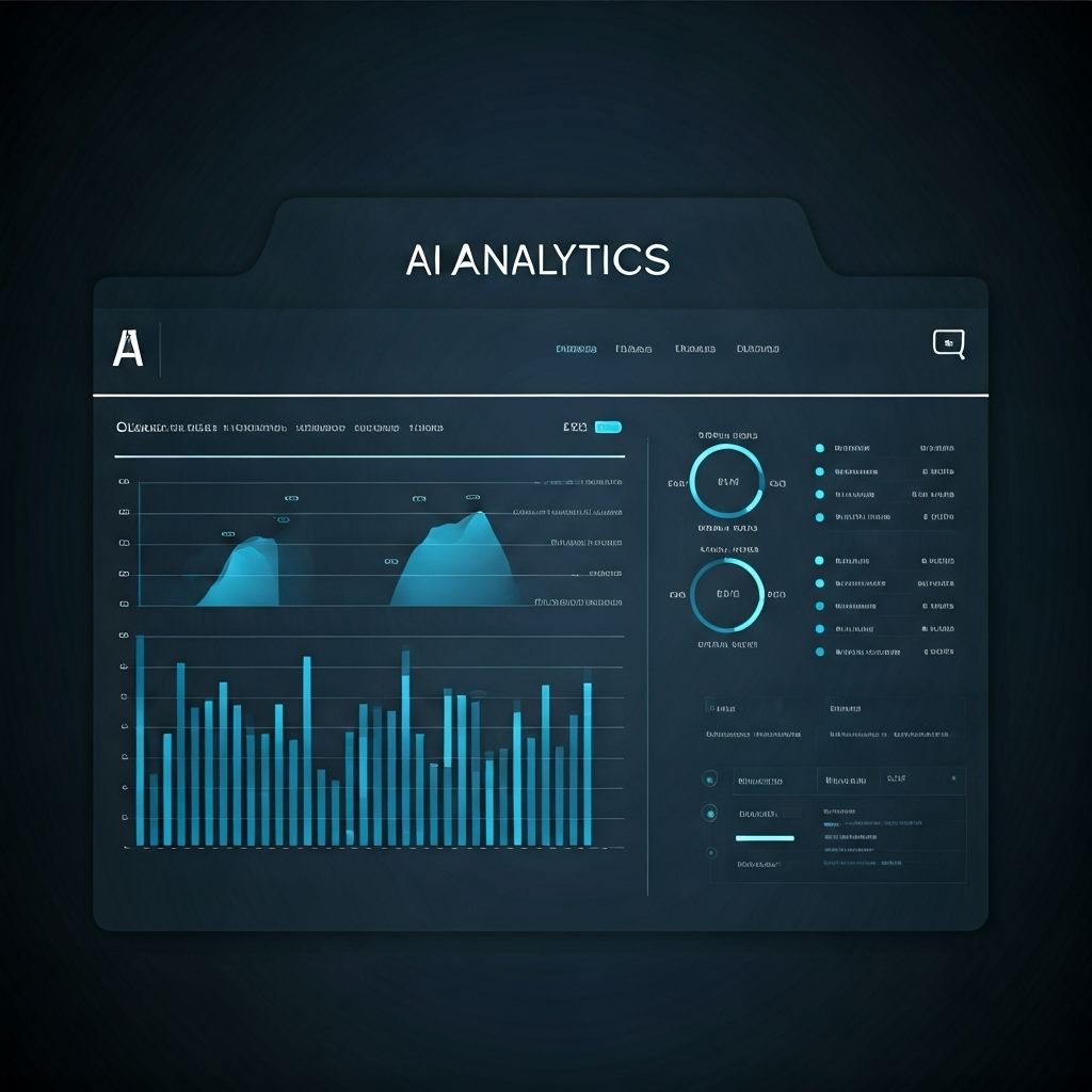 AI analytics dashboard